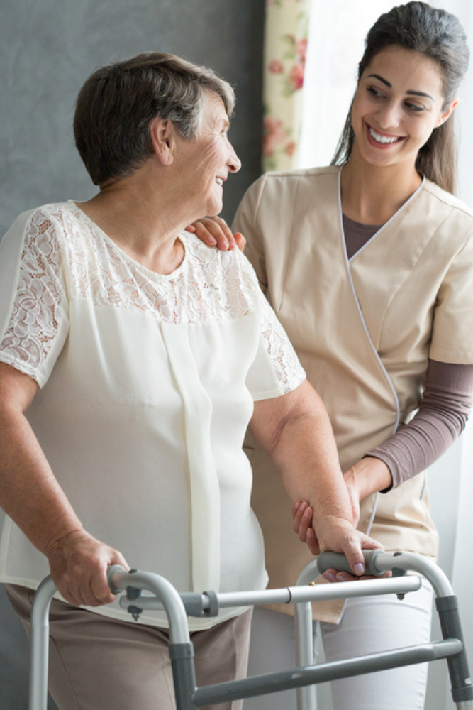 Carousel Photo 2 Nurse Assisting A Senior | Heritage Waterside Nurse Assisting A Senior